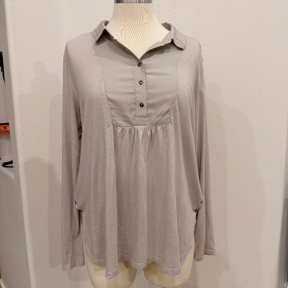 Taupe blouse